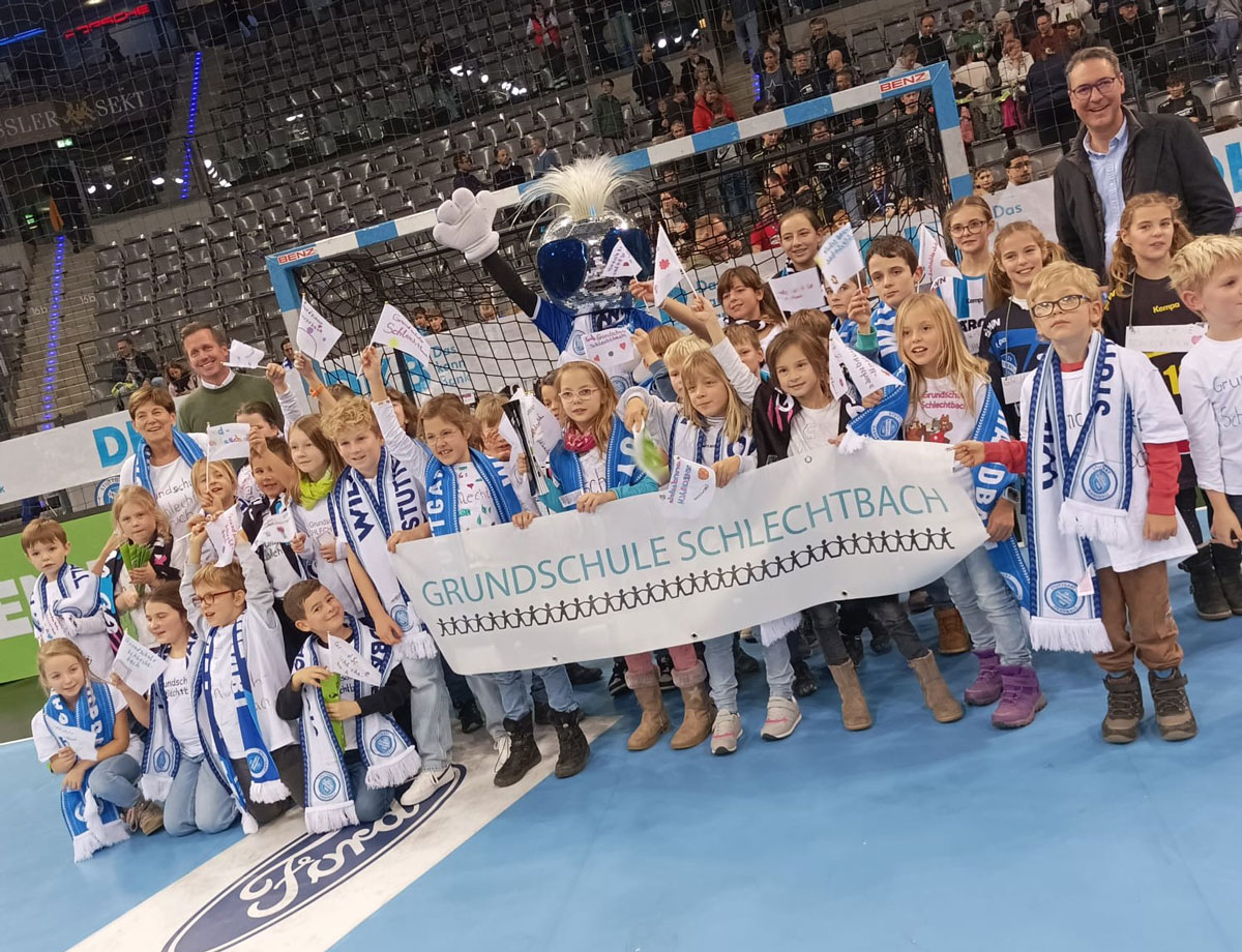 Handball-Besuch in der Porsche-Arena